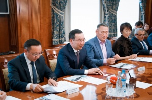 Состоялась встреча главы Якутии Айсена Николаева с руководством ИНК