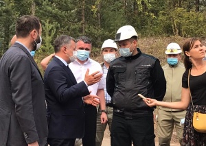 И.о.губернатора Иркутской области Игорь Кобзев и руководство ИНК посетили стройплощадку медкорпуса в Усть-Куте
